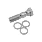  банджо болт хром [ двойной ]3/8~-24 болт двойной тормоз машина 