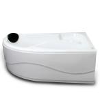 100x150cmカタナ形コーナーバスタブ浴槽左枕付き Ambest BA16F0【激安】