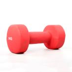 Absport(エービースポーツ) プラスチック コーティングダンベル 5KG ヨガ フィットネス 磨き砂素材 二個セット Absport Z91593【激安】【送料無料】
