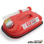 FZ-5meru Tec meltec Daiji Industry емкость для горючего 5L красный товар соответствующий актам о пожарной безопасности KHK цинк металлизированный сталь . сталь . толщина 0.8mm сложенный накладывающийся модель 