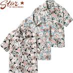 スターオブハリウッド タイプライター コットン 半袖 オープン シャツ “PLAYING CARDS” SH39496 / STAR OF HOLLYWOOD TYPEWRITER COTTON OPEN SHIRT