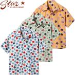 スターオブハリウッド 半袖 ドビー コットン オープン シャツ “EXPLOSION” SH39499 / STAR OF HOLLY WOOD DOBBY COTTON OPEN SHIRT