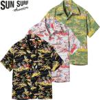 サンサーフ レギュラー ハワイアン シャツ アロハ シャツ “HAWAIIAN HULA” SS39411 / SUNSURF RAYON HAWAIIAN SHIRT