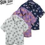 サンサーフ レギュラー ハワイアン シャツ アロハ シャツ “SCATTERED PALMTREE” SS39427 / SUNSURF RAYON HAWAIIAN SHIRT