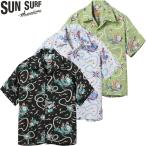 サンサーフ レギュラー ハワイアン シャツ アロハ シャツ “AGE OF DISCOVERY” SS39429 / SUNSURF RAYON HAWAIIAN SHIRT