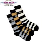 ショッピングボーダー トイズマッコイ 3-PACK ボーダー ブーツ ソックス TMA2535 / TOYS McCOY 3-PACK BORDERED BOOTS SOCKS