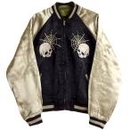 BACK STREET CRAWLER　蜘蛛の巣スカル柄　スカジャン　Mサイズ