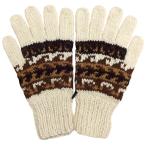 ARTESANIA STRIPE ETHNIC KNIT GLOVE( этнический вязаный перчатки окантовка рисунок )