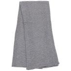 MILLER RIB STRIPE STOLE( ребра окантовка палантин ) серый X уголь 