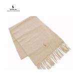 ポロ ラルフローレン POLO RALPH LAUREN マフラー ストール スカーフ メンズ PC0253 ベージュ (13時までの注文は当日発送 土日祝日は除く)