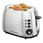 Hamilton Beach ハミルトンビーチ ス ブラッシュメタル トースター