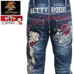 Ed Hardy エドハーディー ベティブープ BED-2402 デニムパンツ ジーンズ ベティちゃん メンズ