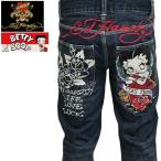Ed Hardy エドハーディー ベティブープ BED-2506 デニムパンツ ジーンズ ベティちゃん メンズ
