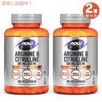 [ параллель импортные товары ]2 шт. комплект NowFoods Arginine 500 mg &amp; Citrulline 250 mg 120 capsules /nauf-z аргинин 500mg & цитруллин 250mg 120 Capsule 