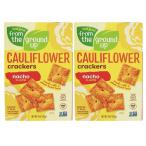 [ параллель импортные товары ][2 коробка комплект ] From the Ground Up Cauliflower Crackers Nacho - 4oz/f ром The ground выше цветная капуста cracker [nacho] 113g