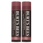 【2本セット】Burt's Bees 100% Natural Tinted Lip Balm, Red Dahlia 2 Tubes バーツビーズ ティンテッドリップバーム [レッドダリア] 2本 色付きリップ