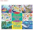 Melissa&Doug 再利用可能なステッカーアクティビティパッド-アンダーザシー