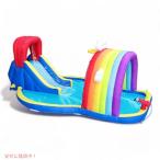 【並行輸入品】WELLFUNTIME Inflatable Water Park　大型プール  インフレータブル ウォーターパーク 水遊び スライダー すべり台 滑り台 レイ
