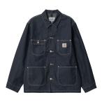 カーハート メンズ オリジナル チョア コート ブルー ワンウォッシュ デニム カバーオール ジャケット CARHARTT WIP OG CHORE COAT BLUE ONE WASH 送料無料