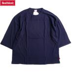 HEALTHKNIT U.S COTTON MESH FOOTBALL QT T SHIRT NAVY 55018 Healthknit US хлопок сетка футбол 7 минут рукав футболка темно-синий мужской женский 