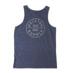  желтохвост k камень майка безрукавка окантовка мужской женский skate Surf BRIXTON OATH TANKTOP PRINT WASHED NAVY