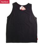 HEALTHKNIT U.S COTTON MESH TANK TOP BLACK 55019 Healthknit US хлопок сетка майка черный мужской женский 