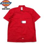 DICKIES S/S WORK SHIRTS RED 1574 ディッキーズ メンズ レディース ワークシャツ 半袖 レッド