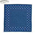 WAREHOUSE &CO. JG-BD02 3×3 BANDANA BLUE одежда house Company бандана голубой 