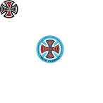 INDEPENDENT TRACK CO LEGACY STICKER 1inch BLUE/ORANGE CROSS Independent Legacy стикер 1 дюймовый голубой / orange переиздание 