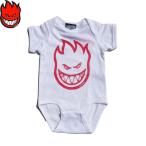 SPITFIRE INFANT BIGHEAD ROMPERS ONESIE WHITE/REDspito fire - in вентилятор to one si- детский комбинезон белый / красный Kids детская одежда ребенок одежда 