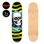pa well * винт rutaPOWELL PERALTA скейтборд панель 7.0 RIPPER YELLOW/BLUE DECK SHAPE 239 риппер скейтборд Street доска (2509)