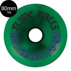  Sly m мяч zSLIME BALLS 80mm MEGA BALLS 78A WHEELS soft Wheel 4 шт. комплект скейтборд скейтборд каток на пневматических шинах (2602)