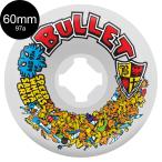  Sly m мяч zSLIME BALLS 60mm BULLET RIOT WHITE VOMITS 97A WHEELS твердый Wheel 4 шт. комплект скейтборд скейтборд каток на пневматических шинах (2606)