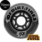 o- J Wheel OJ WHEELS 70mm VANDALS DIRT TIRES THUNDER JUICE BLACK 78A WHEELS soft Wheel (4 шт. комплект ) Cruiser Thunder сок (2608)
