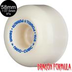 pa well * винт rutaPOWELL PERALTA 58mm x 37.5mm NANO CUBIC DRAGON FORMULA WHITE 97A WHEEL твердый Wheel Dragon Formula nano Cubic (2403)