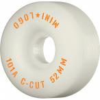  Mini Logo MINI LOGO WHEEL C-CUT"2" 52mm 101A WHITE (4pacK) Wheel белый скейтборд 4 шт 1 комплект ( скейтборд для одной машины ) скейтборд 