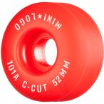  Mini Logo MINI LOGO WHEEL C-CUT"2" 52mm 101A RED (4pacK) Wheel красный скейтборд 4 шт 1 комплект ( скейтборд для одной машины ) скейтборд 