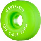  Mini Logo MINI LOGO WHEEL C-CUT"2" 52mm 101A GREEN (4pacK) Wheel зеленый скейтборд 4 шт 1 комплект ( скейтборд для одной машины ) скейтборд 