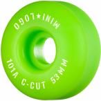  Mini Logo MINI LOGO WHEEL C-CUT"2" 53mm 101A GREEN (4pacK) Wheel зеленый скейтборд 4 шт 1 комплект ( скейтборд для одной машины ) скейтборд 