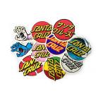  солнечный ta круиз SANTA CRUZ PACK OF 10 ASSORTED STICKER стикер ассортимент 10 листов упаковка sk Lee ming рука Classic точка переводная картинка наклейка (1902)