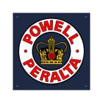 pa well * винт rutaPOWELL PERALTA 36in x 36in SUPREME BANNER баннер постер магазин Supreme Old school наклейка (2107)