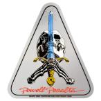 pa well * винт rutaPOWELL PERALTA 4in x 3.5in SKULL &amp; SWORD STICKER стикер переводная картинка Supreme скейтборд скейтборд 