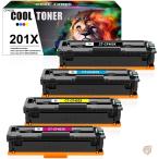 Coolトナー4カートリッジセット互換for the color LaserJet Pro MFP m277dw m252dwトナーHP 201 XパックBCYM高Yield 201 x cf400 X cf401 X cf402 X cf403