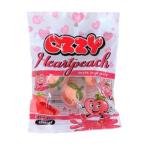 ショッピング地球グミ 【新商品】OZZY　ピーチグミ Peach Jelly 1p×3個 1袋　ももグミ　いちごグミ　地球グミ　