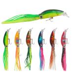 1 шт твердый рыбалка искусственная приманка рыба. приманка 18 см метров /17.6 грамм кальмар высота уголь элемент сталь крюк осьминог кривошип человеческий труд тунец море. очарование tool 