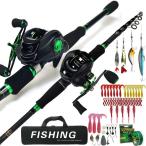 Bait литье удочка катушка комплект lure rod комплект 1.8-2.7m карбоновый волокно удилище максимальный тормозяшая сила 10kg автобус рыбалка Pesca для 
