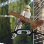 ショッピング鳥 鳥かご用アクセサリー、樹脂製、噛みつきに強い、中型のラブバード、コカティール、セキセイインコ、フィンチ用の鳥かご用ヒーター付き止まり木、スタンド、枝