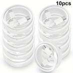 10-Pack Fast Charge USB-C to Lightning Cables, Compatible with iPhone 14/13