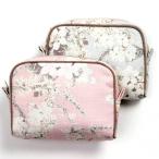ジップポーチ 約12×17×4cm プリント 化粧ポーチ 小物入れ 仕分けポケット ファスナー 旅行 便利