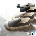 返品交換不可  在庫限り スリッポン スニーカー レディース ラバーソール 黒 白 グレー  アミアミasa